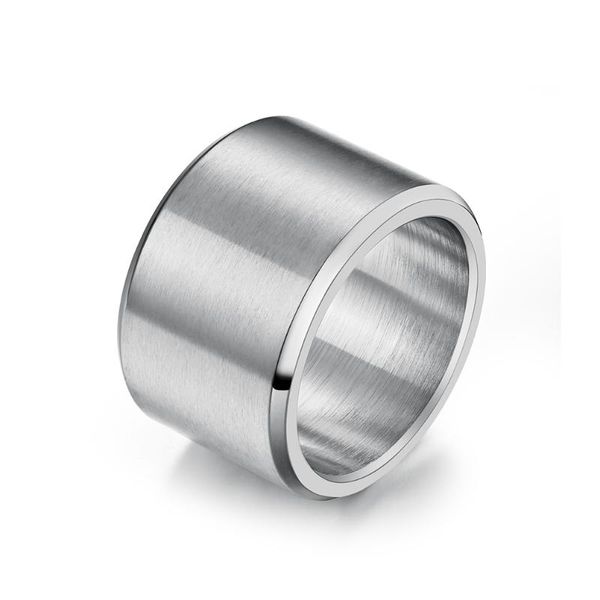 

wedding rings fashion stainless steel round ring couples men and women trendy simple punk jewelry gift jz501, Slivery;golden