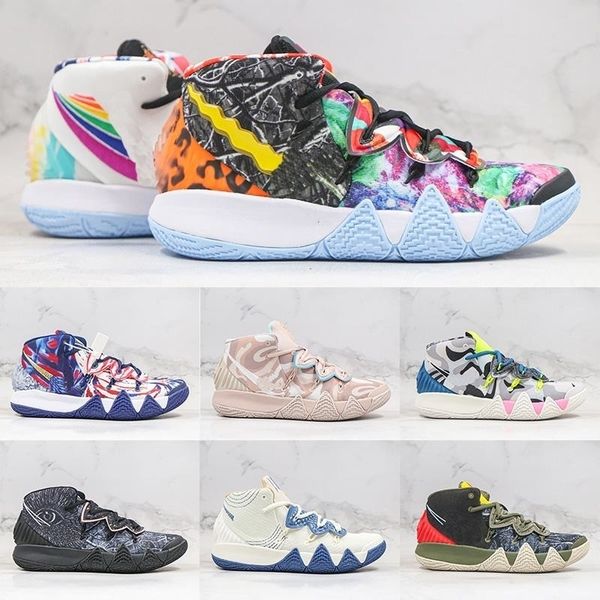 

kybrid s2 ep des chausures what the kyrie neon camo mens boots shoes desert camo sashiko pack men sports trainer sneakers size -12, Black