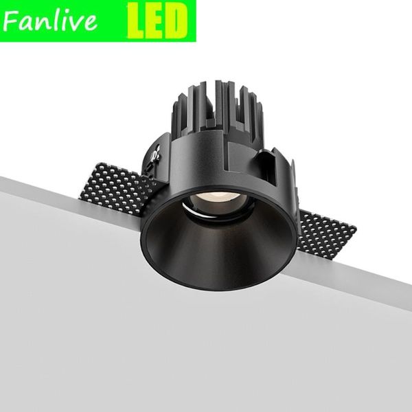 

downlights 10pc geek trimless round cob led 8w 10w high end recessed ceiling spot lights lamps for indoor residential home