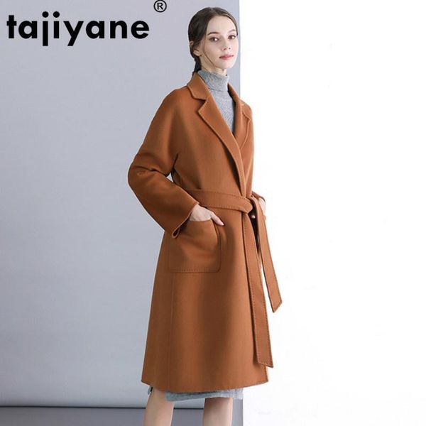 

women's wool & blends women coat winter long korean ladies womens coats autumn woman jacket warm clothes veste femme wpy666, Black