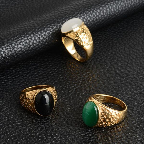 

wedding rings loredana exquisite for women.multicolor main stone carved in retro style high polished stainless steel ring, Slivery;golden