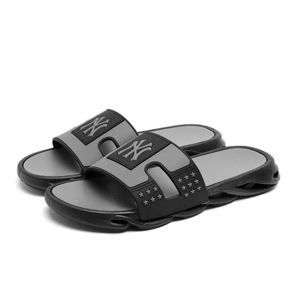 

slippers for men soft comfortable summer male shoes arrival platform non-slip waterproof, Black