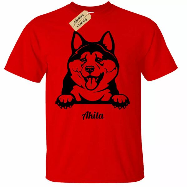 

akita dog mens t-shirt lover gift, White;black