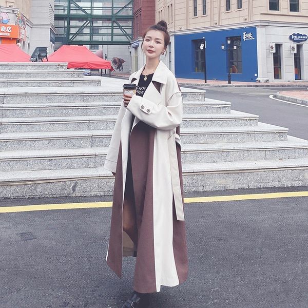 

wool ladies the fashion down medium-length trench coat for female-menteaux femme-meataf haremy, Black