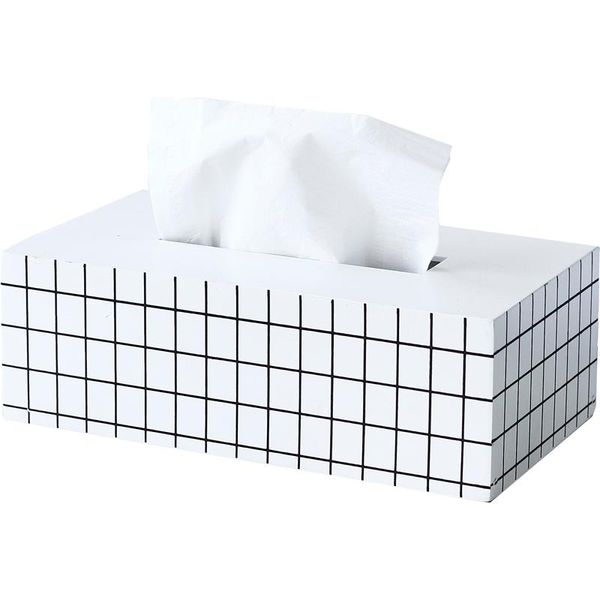 

tissue boxes & napkins light luxury high-grade box contracted wind modern creative household living room table napkin smoke