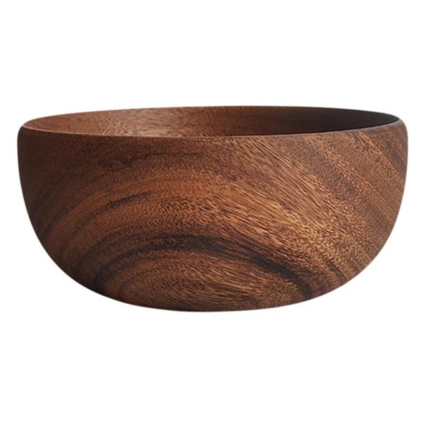 

bowls 1pc wooden salad rice serviong for home restaurant