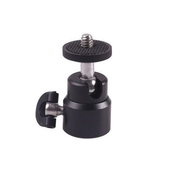 

tripod heads 360 degree rotation aluminium mini ball head for monopod selfie stick dslr action camera mobile phones with 1/4'' scr