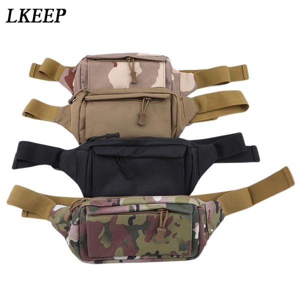 

waist bags nylon fashion men pack with 3 pockets fanny chest shoulder bag