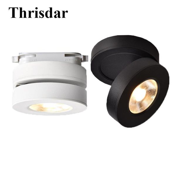 

downlights thrisdar mini surface mounted cob led downlight 3w 5w 7w ultra thin clothing shop windows track spotlight ceiling rail spot lamp