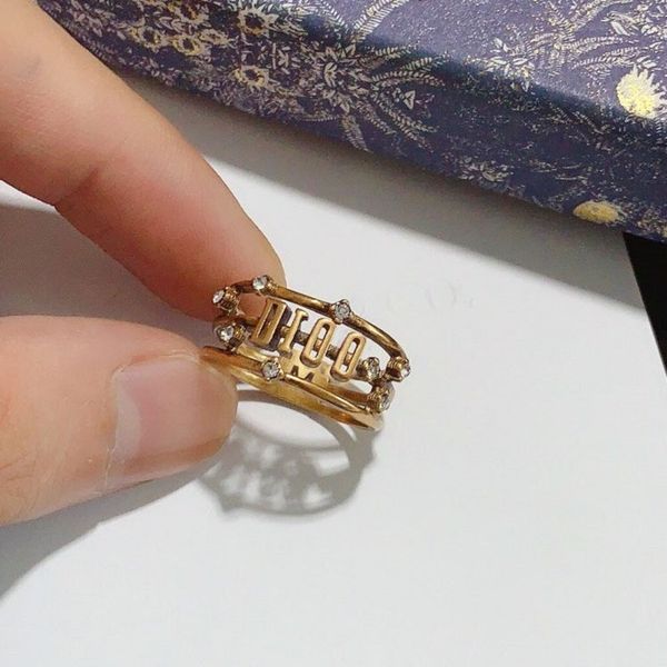 

design jewelry years new style fashion beautiful letter temperament female ring, Silver