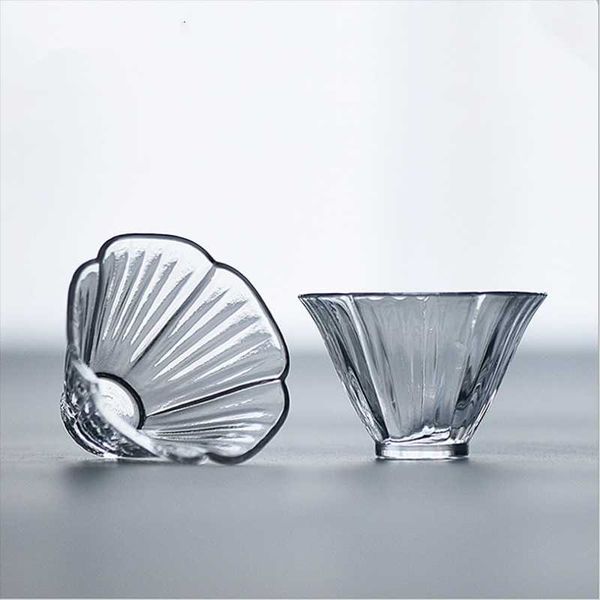 

wine glasses hammer cup teacup petals octagon sample tea heat-resisting glass set single japanese style