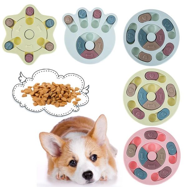 

dog bowls & feeders pet puzzle dispenser increase interactive slow dispensing feeding training games feeder for small medium puppy