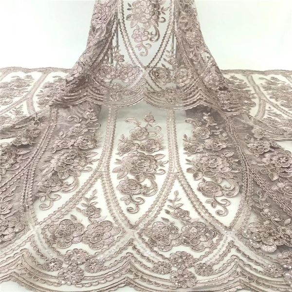 

ribbon madison tulle lace fabric nigerian party dress embroidery afridcan french for african net 5yards, Pink;blue