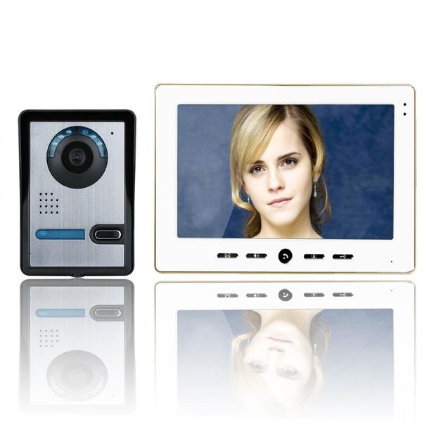 

10" inch video door phone doorbell intercom kit 1-camera 1-monitor night vision phones