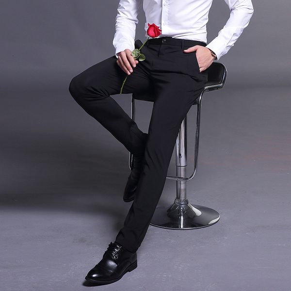 

and spring summer 2021 young middle aged men's casual pants, Black