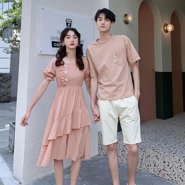 

women's t-shirt 2021 couples dress men suit clothes clothing, White