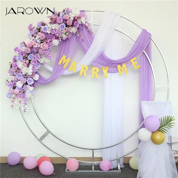 

decorative flowers & wreaths jarown custom flower arrangement wedding decoration artificial arch purple flores artificiales mariage home