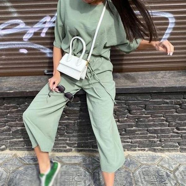 

women's tracksuits tracksuit female casual two piece set women sweatshirt drawstring wide leg pants outfit summer streetwear half, Gray