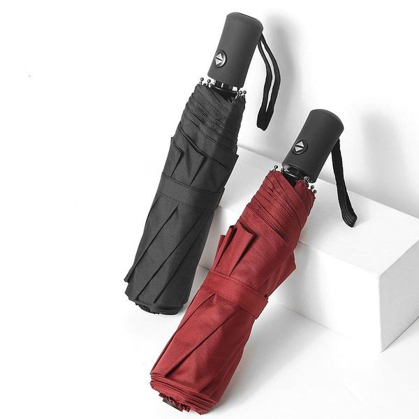 

umbrellas wind resistant folding automatic umbrella rain women auto business big windproof men parasol ly16