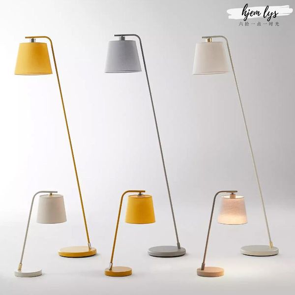 

floor lamps midoshark modern minimalist style colored fabric bedside lamp corner