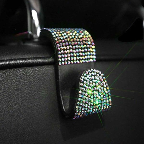 

car sponge accessories hook seat backrest headrest hidden creative diamond rear multifunctional for