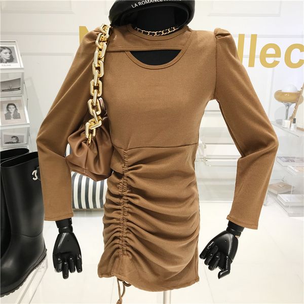 

design cut out hip 2021 female tight winter party dress in background, Black;gray