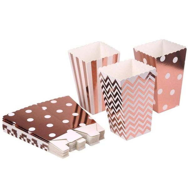 

gift wrap e-doo popcorn boxes cardboard paper bags small snack candy containers for kid wedding birthday party decoration