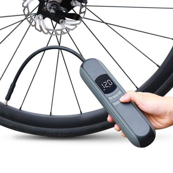 

bike pumps 150psi wireless smart air pump rechargeable electric auto with led light for car motorcycle ball