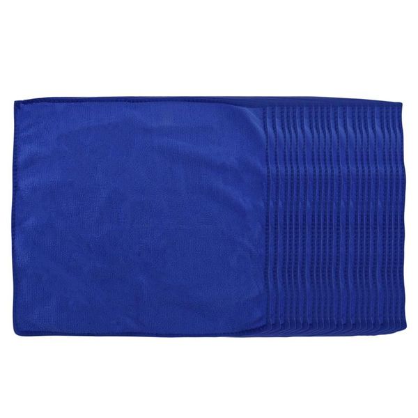 

car sponge 20pcs absorbent microfiber towel home kitchen washing clean wash cloth blue