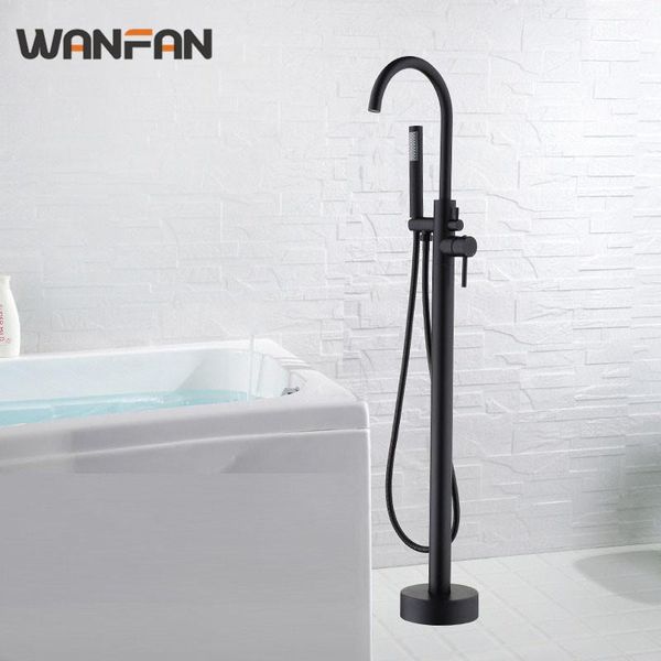 

single-lever mixer bathroom tap black bathtub standing shower tub spout r45-525 sets