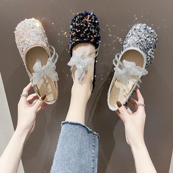 

low slippers women summer luxury slides sliders shoes cover toe butterfly-knot pantofle designer flat 2021 fashion bling basic b, Black