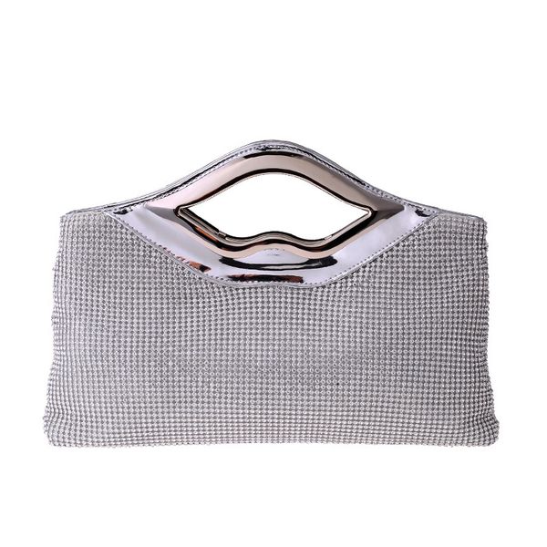 

luxury handbags women bags designer diamond clutch purse summer bag for women silver wedding bridal clutches zd1345