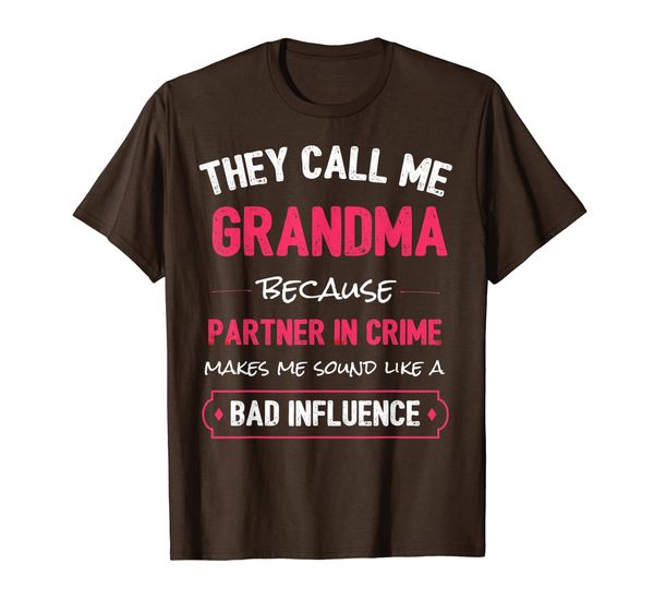 

Funny Grandma Shirt, Grandma Partner In Crime Shirt T-Shirt, Mainly pictures