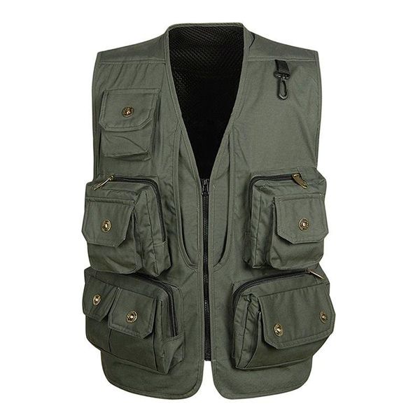 

summer casual many pockets waistcoat men mesh breathable pographer shooting vest tactical cotton outerwear sleeveless jacket men's vest, Black;white