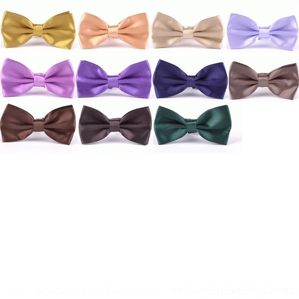 

dhn9 korean formal bow ties business gentleman's men's solid color candywomen wedding tie candy color, Black;gray
