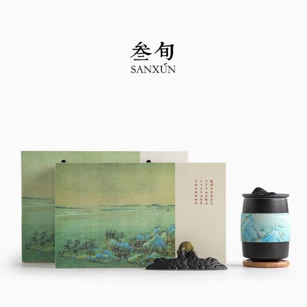 

mugs thirty years' long distance jiangshan mug office tea cup household ceramic filter water gift giving