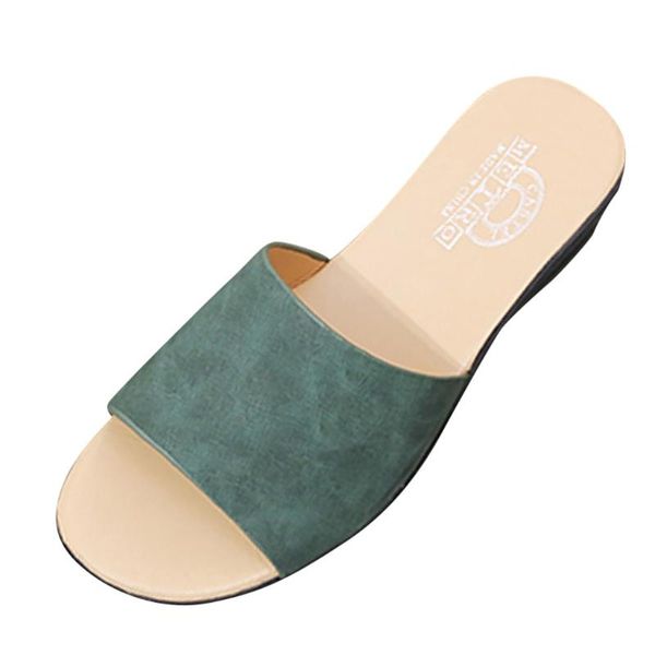 

slippers sagace 2021 summer woman shoes slip on bath wedge beach flip flops for women black ladies