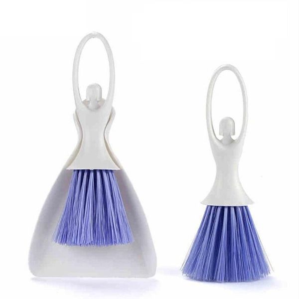 

car sponge angel multi-functional dust brushcare air outlet vent cleaning brush cute auto accessories 2 in 1 scoop tools kit