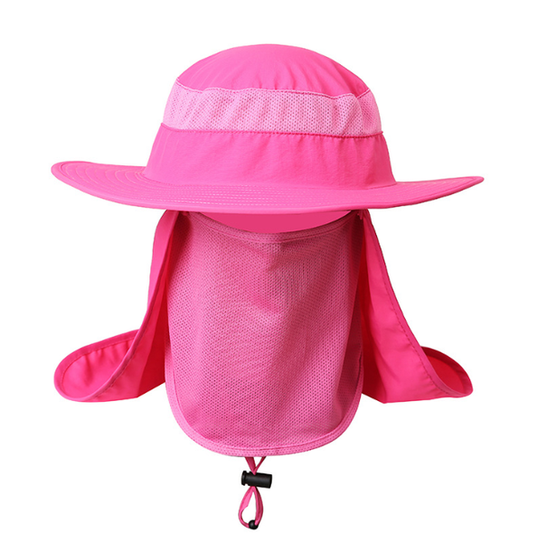 

wide brim hats outdoor men women large round sun block quick drying fishing summer cap for travel mountain climbing bucket rose, Blue;gray