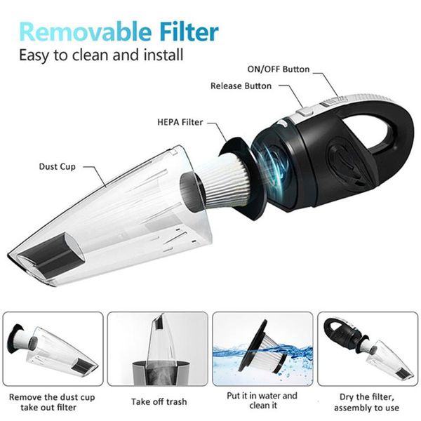 

wireless vacuum cleaner for car handheld vaccum cleaners power suction