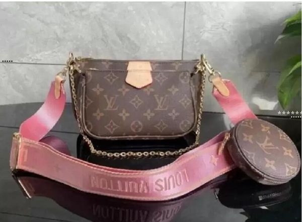 

gglvlouisvuttonÂ yslvitton 8women tote luxury shoulder bags multi pochet accessoires handbag women designe uoi, Red;black