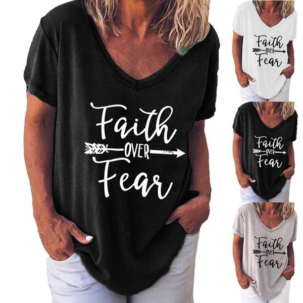 

women's t-shirt t-shirts plus size women short sleeve printed v-neck blusas mujer manga corta young beauty tshirts, White