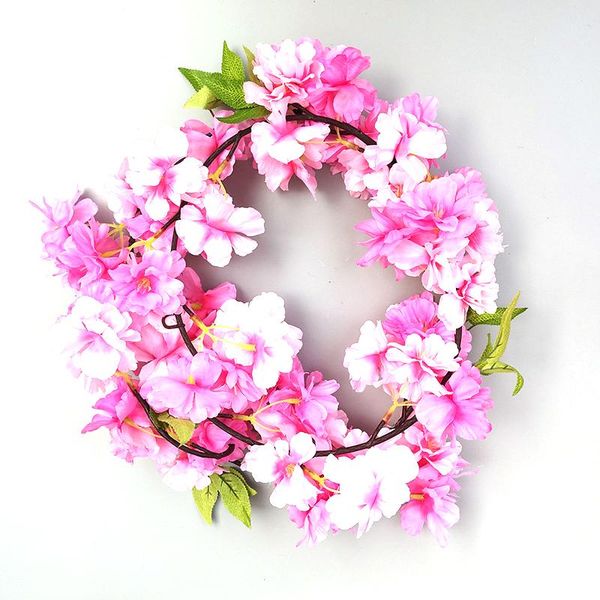 

high-quality cherry blossoms artificial flowers gypsophila fake diy wedding decoration home bouquet 3/4 branch decorative & wreaths