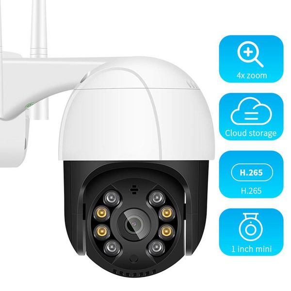 

cameras 3mp ptz wifi camera h.265 4x digital zoom ai human detection ip mini wireless security cctv outdoor surveillance
