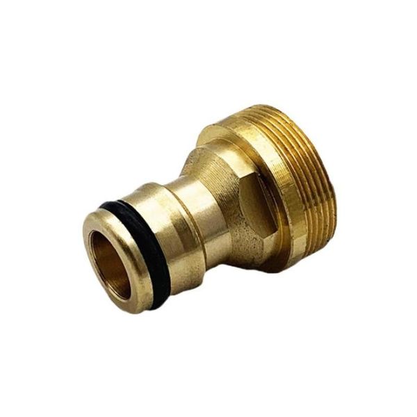 

watering equipments garden tools 23mm tube fitting tap adapter hose quick connector brass threaded water tap(gold)