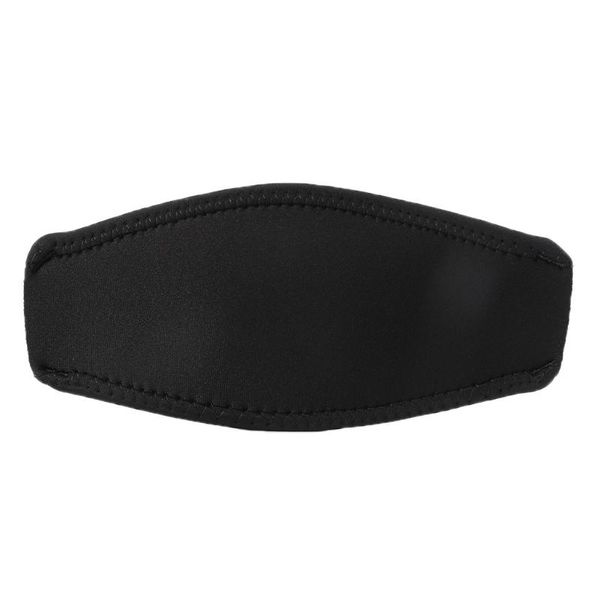 

black neoprene scuba diving mask head strap protect hair cover underwater snorkelling masks