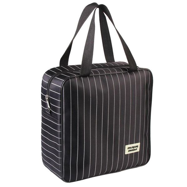 

cosmetic bags & cases large capacity striped bath bag wash hand carry anti-water pocket female models men storage