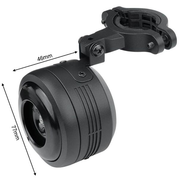 

bike horns usb charging 1300 mah bicycle electric bell cycle motorcycle scooter trumpet horn optional anti-theft alarm siren&remote control