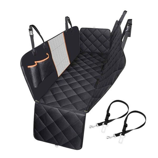 

car pet mat dog rear seat cushion cover waterproof nonslip backseat with pockets cat beds & furniture