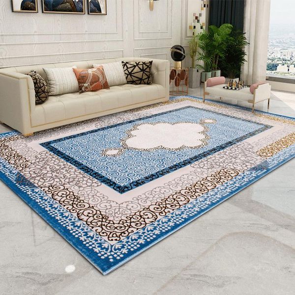 

carpets blue europe style for living room persian thicken rugs bedroom sofa coffee table classic rug home decor study floor